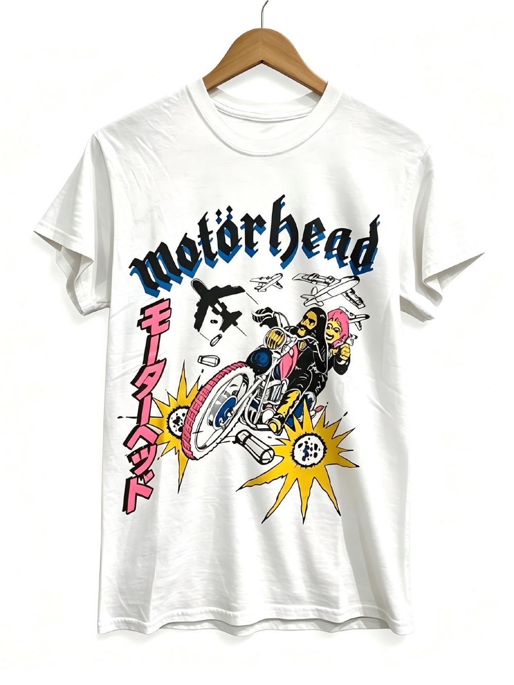 Motorhead Vintage Shirt, Japanese Rock Band Tee, Heavy Metal Graphic T-shirt